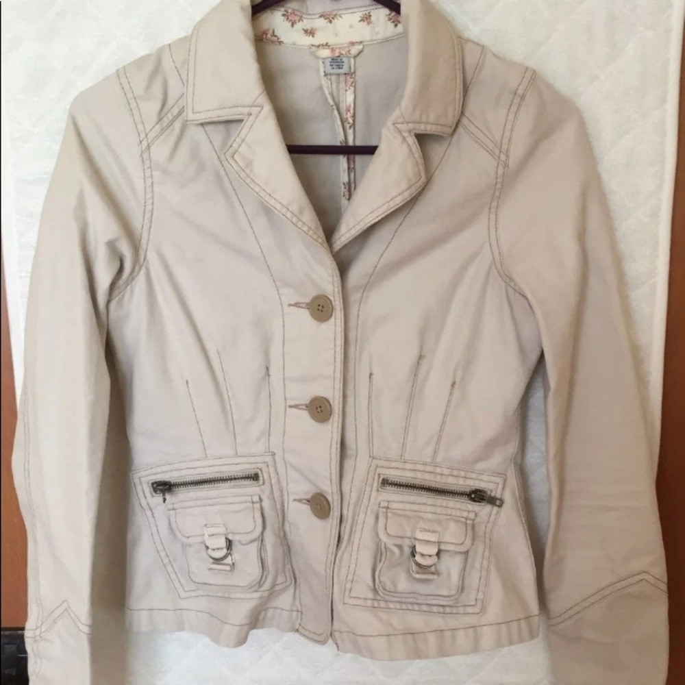 Old Navy khaki jacket NWOT XS